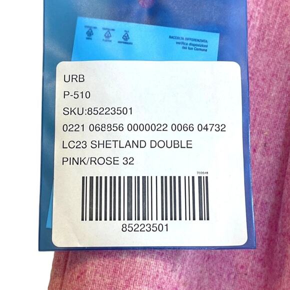 NWT LC23 Shetland Double Pink Wool Trousers Made in Italy Size 48 / 32 Waist - Picture 7 of 9